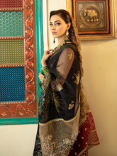 Load image into Gallery viewer, Bin ilyas ‐ Mor Mahal Ki Raniyan Unstitched Luxury Suit - MMR 004B