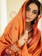 Load image into Gallery viewer, Bin ilyas ‐ Mor Mahal Ki Raniyan Unstitched Luxury Suit - MMR 005A