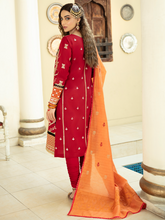Load image into Gallery viewer, Bin ilyas ‐ Mor Mahal Ki Raniyan Unstitched Luxury Suit - MMR 005A