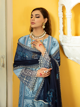 Load image into Gallery viewer, Bin ilyas ‐ Mor Mahal Ki Raniyan Unstitched Luxury Suit - MMR 006B