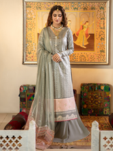 Load image into Gallery viewer, Bin ilyas ‐ Mor Mahal Ki Raniyan Unstitched Luxury Suit - MMR 007A