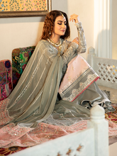 Load image into Gallery viewer, Bin ilyas ‐ Mor Mahal Ki Raniyan Unstitched Luxury Suit - MMR 007A