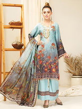 Load image into Gallery viewer, Cottel linen Fabric 3pc Unstitched Suit DH-03