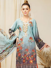Load image into Gallery viewer, Cottel linen Fabric 3pc Unstitched Suit DH-03