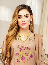 Load image into Gallery viewer, Cottel linen Fabric 3pc Unstitched Suit DH-04