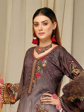 Load image into Gallery viewer, Cottel linen Fabric 3pc Unstitched Suit DH-06