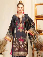 Load image into Gallery viewer, Cottel linen Fabric 3pc Unstitched Suit DH-09