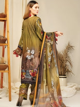 Load image into Gallery viewer, Cottel linen Fabric 3pc Unstitched Suit DH-10