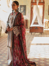 Load image into Gallery viewer, Salitex Faustina 3pc Unstitched Heavy Embroidered Luxury Lawn Suit WK-00989AUT