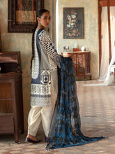 Load image into Gallery viewer, Salitex Faustina 3pc Unstitched Heavy Embroidered Luxury Lawn Suit WK-00989BUT