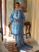Load image into Gallery viewer, Salitex Faustina 3pc Unstitched Heavy Embroidered Luxury Lawn Suit WK-00990BUT