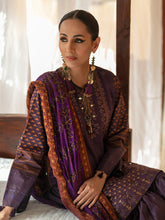 Load image into Gallery viewer, Salitex Faustina 3pc Unstitched Heavy Embroidered Luxury Lawn Suit WK-00992AUT
