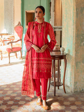 Load image into Gallery viewer, Salitex Faustina 3pc Unstitched Heavy Embroidered Luxury Lawn Suit WK-00992BUT