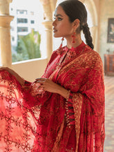 Load image into Gallery viewer, Salitex Faustina 3pc Unstitched Heavy Embroidered Luxury Lawn Suit WK-00992BUT