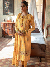 Load image into Gallery viewer, Salitex Faustina 3pc Unstitched Heavy Embroidered Luxury Lawn Suit WK-00993AUT
