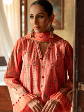 Load image into Gallery viewer, Salitex Faustina 3pc Unstitched Heavy Embroidered Luxury Lawn Suit WK-00993BUT