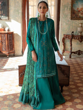 Load image into Gallery viewer, Salitex Faustina 3pc Unstitched Heavy Embroidered Luxury Lawn Suit WK-00994AUT
