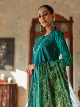 Load image into Gallery viewer, Salitex Faustina 3pc Unstitched Heavy Embroidered Luxury Lawn Suit WK-00994AUT