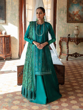 Load image into Gallery viewer, Salitex Faustina 3pc Unstitched Heavy Embroidered Luxury Lawn Suit WK-00994AUT