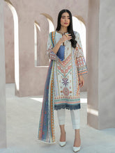 Load image into Gallery viewer, Florent Everyday Wear 3pc Unstitched Digital Printed Lawn Suit FL-P4B