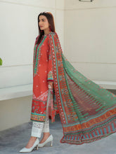 Load image into Gallery viewer, Florent Everyday Wear 3pc Unstitched Digital Printed Lawn Suit FL-P8A