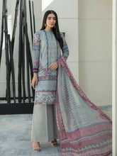 Load image into Gallery viewer, Florent Everyday Wear 3pc Unstitched Digital Printed Lawn Suit FL-P8B