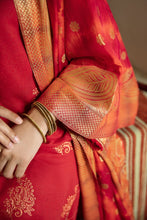 Load image into Gallery viewer, GRACE 3pc Unstitched Luxury Embroidered Jacquard Karandi Suit RA-21-RK-D12