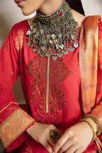 Load image into Gallery viewer, GRACE 3pc Unstitched Luxury Embroidered Jacquard Karandi Suit RA-21-RK-D12