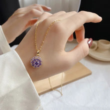 Load image into Gallery viewer, Zircon Titanium Steel Necklace