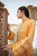 Load image into Gallery viewer, Qline 3pc Unstitched Luxury Lawn Suiting Code: EE 11