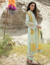 Load image into Gallery viewer, Qline 3pc Unstitched Luxury Lawn Suiting Code: EE 09