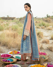 Load image into Gallery viewer, Qline 3pc Unstitched Luxury Lawn Suiting Code: EE 05