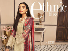 Load image into Gallery viewer, Vintage 3 pc Unstitched Chikankari Embroidered Digital Printed Lawn Suit JR-1003