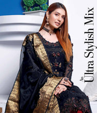 Load image into Gallery viewer, PARIGUL Luxury Embroidered 3pc Unstitched Chiffon Suiting
