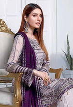 Load image into Gallery viewer, PARIGUL Luxury Embroidered 3pc Unstitched Chiffon Suiting
