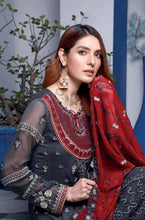 Load image into Gallery viewer, PARIGUL Luxury Embroidered 3pc Unstitched Chiffon Suiting