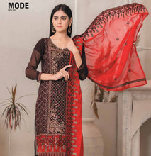 Load image into Gallery viewer, Bin Hameed 3pc Unstitched Heavy Embroidered Fancy Chiffon Dress AY-2715(A)
