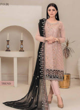 Load image into Gallery viewer, Bin Hameed 3pc Unstitched Heavy Embroidered Fancy Chiffon Dress AY-2715(B)
