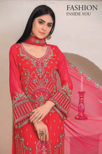 Load image into Gallery viewer, Bin Hameed 3pc Unstitched Heavy Embroidered Fancy Chiffon Dress AY-2697(A)