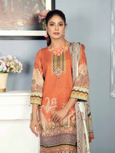 Load image into Gallery viewer, New 3pc Unstitched Printed Khaddar Winter Suit by Rashid-Tex D-2767