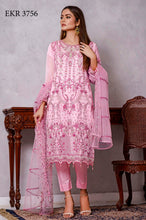 Load image into Gallery viewer, Bin Hameed Khoubsurat 3pc Unstitched Heavy Embroidered Fancy Chiffon Dress EKR-3756