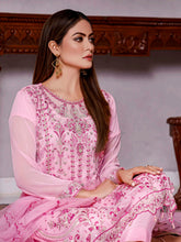 Load image into Gallery viewer, Bin Hameed Khoubsurat 3pc Unstitched Heavy Embroidered Fancy Chiffon Dress EKR-3756