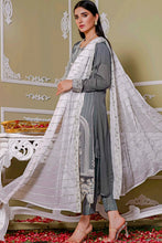 Load image into Gallery viewer, Bin Hameed Khoubsurat 3pc Unstitched Heavy Embroidered Fancy Chiffon Dress AY-3743