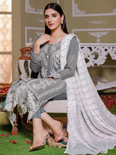 Load image into Gallery viewer, Bin Hameed Khoubsurat 3pc Unstitched Heavy Embroidered Fancy Chiffon Dress AY-3743