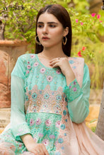 Load image into Gallery viewer, Bin Hameed Tehzeeb 3pc Unstitched Heavy Embroidered Fancy Chiffon Dress AY-2705(B)