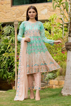 Load image into Gallery viewer, Bin Hameed Tehzeeb 3pc Unstitched Heavy Embroidered Fancy Chiffon Dress AY-2705(B)