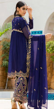 Load image into Gallery viewer, Bin Hameed Tehzeeb 3pc Unstitched Heavy Embroidered Fancy Chiffon Dress AY-2668(A)