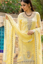 Load image into Gallery viewer, Bin Hameed Tehzeeb 3pc Unstitched Heavy Embroidered Fancy Chiffon Dress AY-2676(A)
