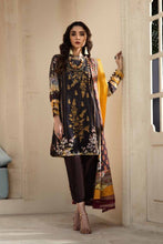 Load image into Gallery viewer, Maya 3pc Unstitched Luxury Embroidered Digital Printed Slub Linen Suiting