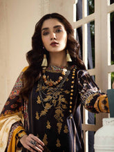 Load image into Gallery viewer, Maya 3pc Unstitched Luxury Embroidered Digital Printed Slub Linen Suiting